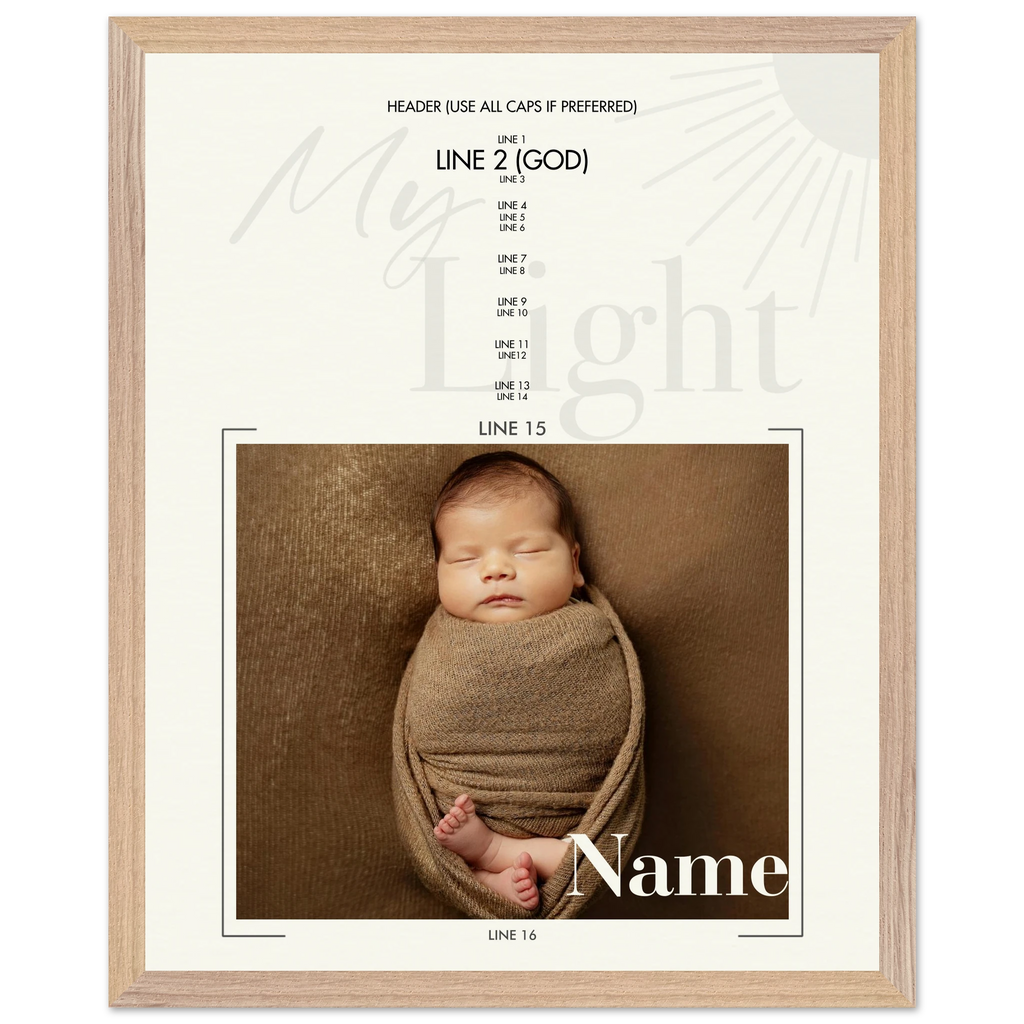 light lineage personalized poster lifestyle kids room